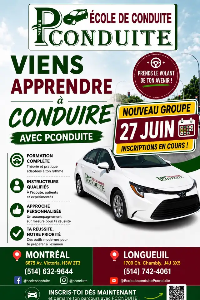 École de conduite Pconduite