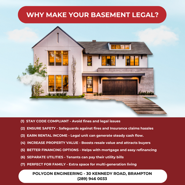 LEGAL BASEMENT DESIGN/ARCHITECT DRAWINGS/BUILDING PERMIT