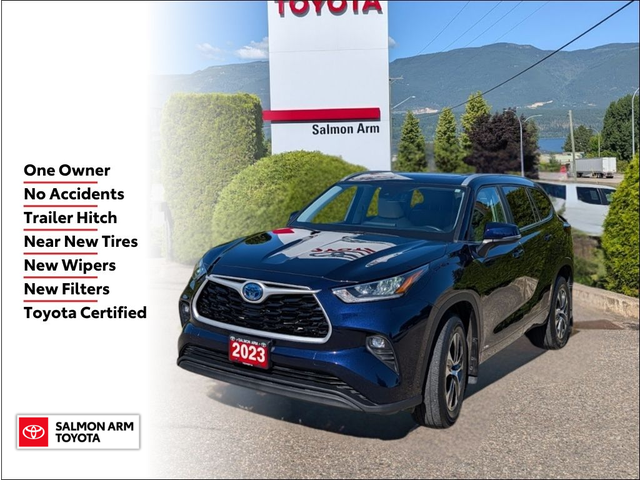 2023 Toyota Highlander Hybrid XLE HYBRID XLE, ONE OWNER, NO A...