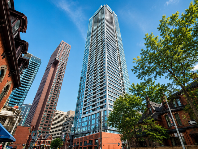 Bloor and Sherbourne 1 Bed Plus 1 Den 1 Bath New Condo for Rent