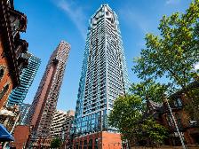 Bloor and Sherbourne 1 Bed Plus 1 Den 1 Bath New Condo for Rent