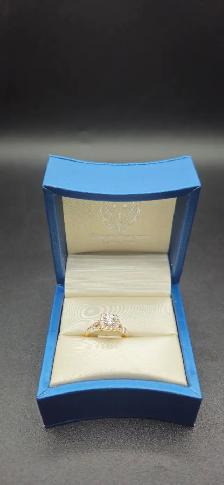 Ensemble de Mariée Duo(2) Or Jaune 14K & Diamants Naturels NEUF