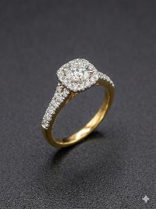Ensemble de Mariée Duo(2) Or Jaune 14K & Diamants Naturels NEUF - Photo 2