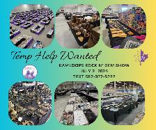 Temporary Event Staff – Kamloops Rock N' Gem Show