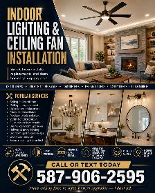 INDOOR LIGHTING & CEILING FAN INSTALLATION