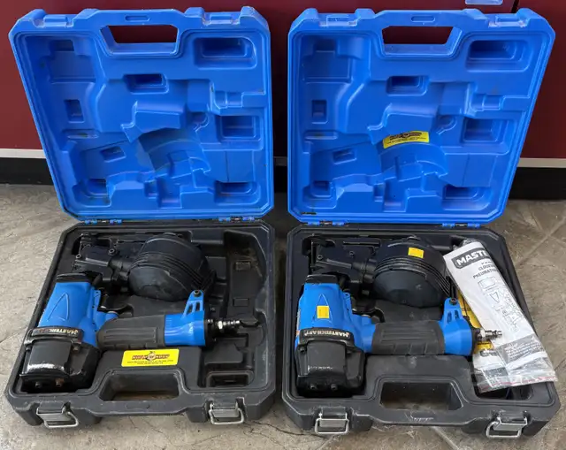 Mastercraft 058-9816-0 Roofing Air Nailer in Case x2 Available