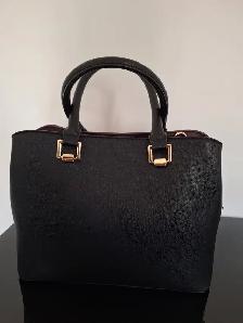 Aldo Legoiri Black and Gold Purse / Bag - Photo 3