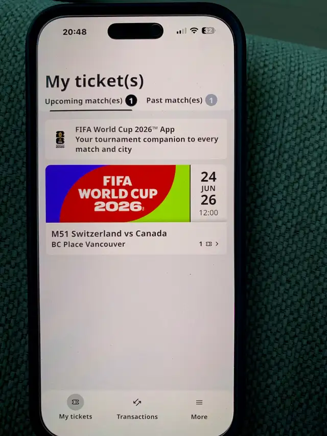 FIFA WORLD CUP 2026 SWITZERLAND vs CANADA – BC PLACE VANCOUVER