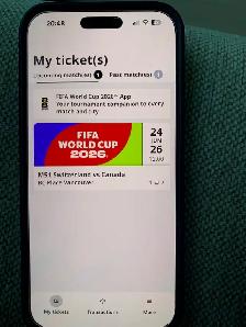 FIFA WORLD CUP 2026 SWITZERLAND vs CANADA – BC PLACE VANCOUVER