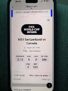 FIFA WORLD CUP 2026 SWITZERLAND vs CANADA – BC PLACE VANCOUVER - Photo 2