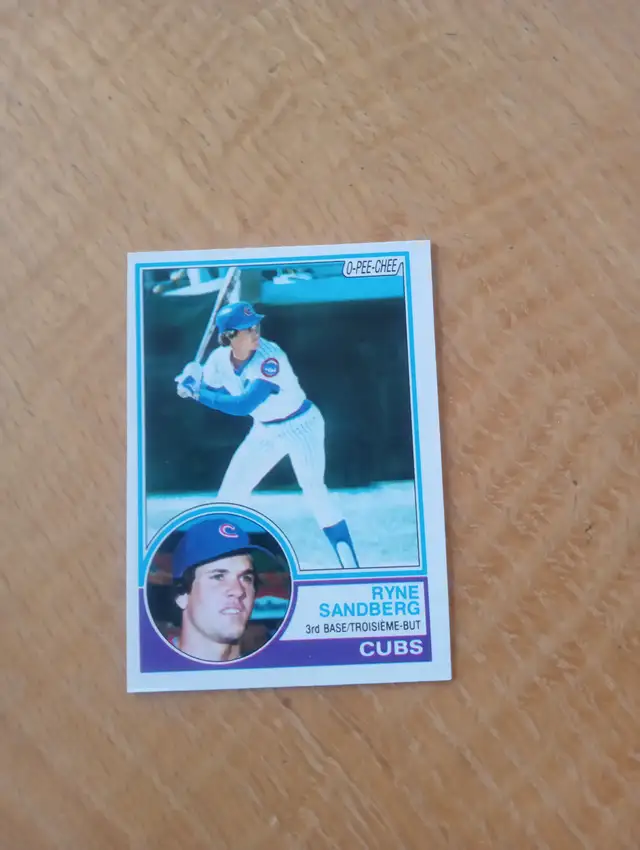 Carte Baseball O-Pee-Chee 1983 Ryne Sanberg 83 ROOKIE 170626-347