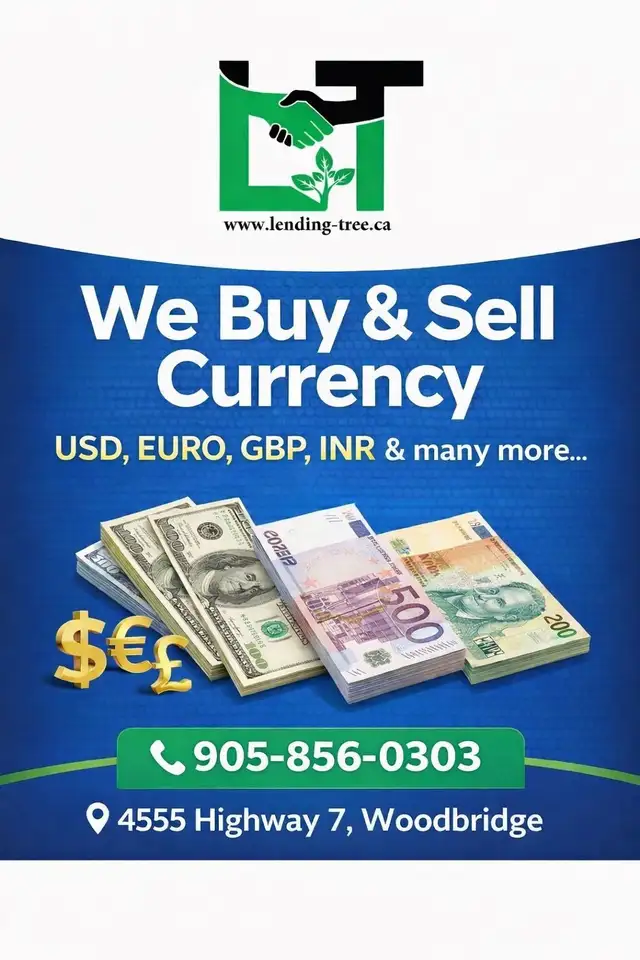 CURRENCY EXCHANGE – BUY & SELL FOREIGN CURRENCIES