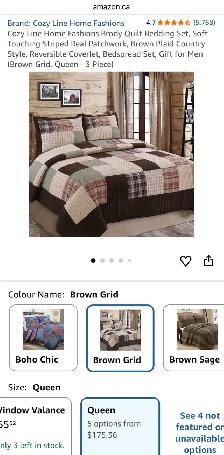 Cozy Line Home Fashions Patchwork Quilt Set – Queen Size - Photo 7