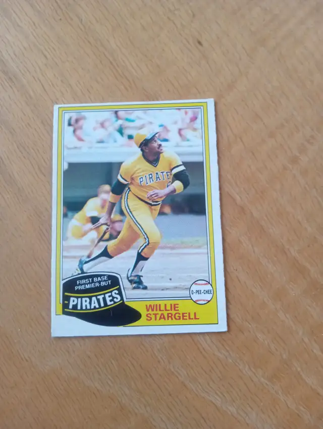 Carte Baseball O-Pee-Chee 1981 Willie Stargell 127 (170626-139)