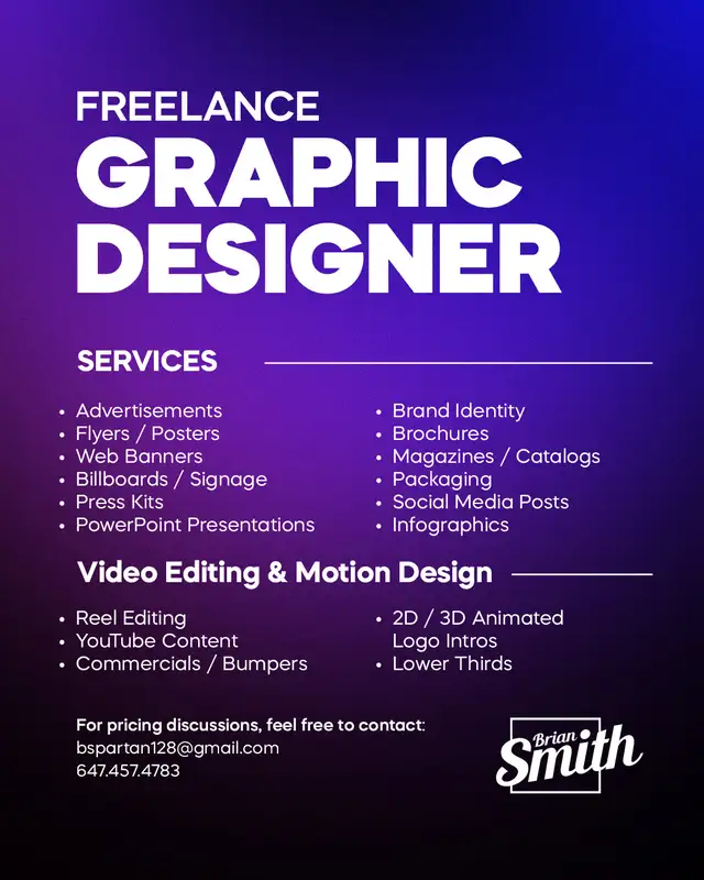 Freelance Graphic Designer