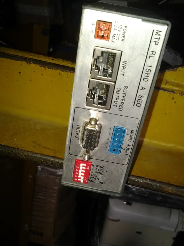 Extron Model: MTP RL 15HD A SEQ Type: MTP Receiver with Audio Se