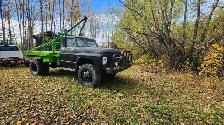 1970 F600 4x4 gin pole truck - Photo 3