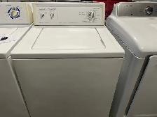 Laveuse seule traditionnelle blanche Kenmore