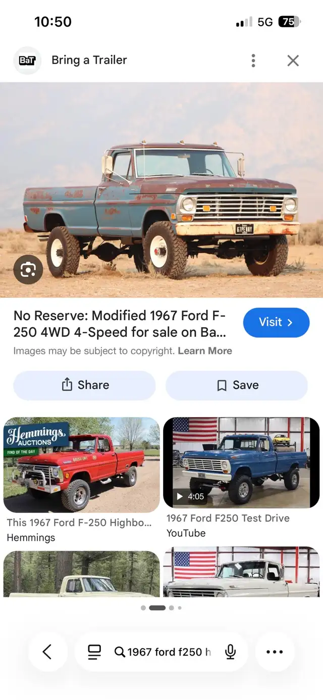1967-79 Ford F-250 4x4
