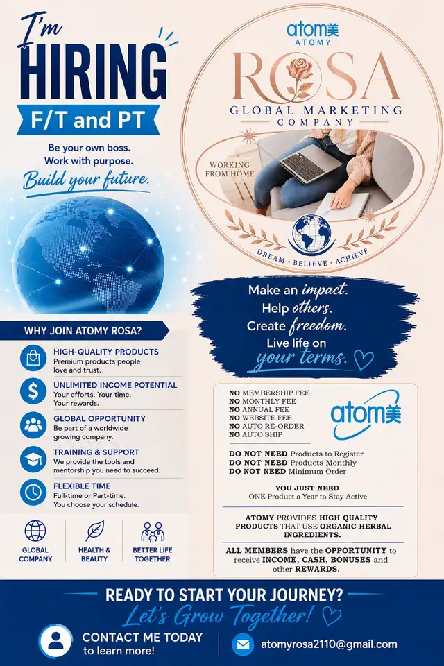 Global Marketing Company Hiring P/T and F/T
