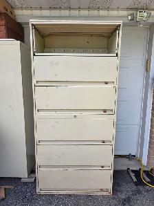 6 Drawers Lateral Fieling Cabinet W Sliding Drawers Man Cave Box - Photo 2