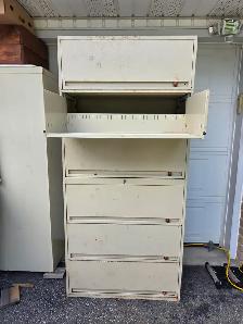 6 Drawers Lateral Fieling Cabinet W Sliding Drawers Man Cave Box - Photo 3