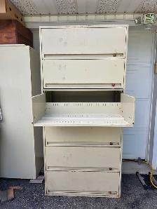 6 Drawers Lateral Fieling Cabinet W Sliding Drawers Man Cave Box - Photo 4