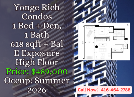 Yonge & Richmond Condo Under500K Steps to Eaton Centre & Subway