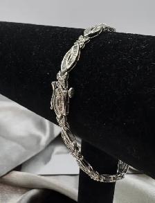 10Kt White Gold Tennis Style Diamond Bracelet $1975 - Photo 7