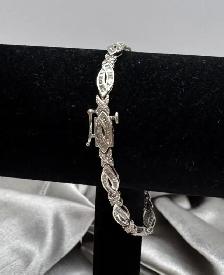 10Kt White Gold Tennis Style Diamond Bracelet $1975 - Photo 9