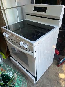 fridge and electric stove