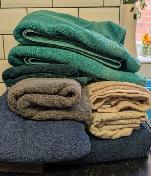 I have LOTS of slightly used bath towels - towels for cheap