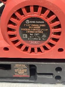 King Canada 3-inch x 21-inch Variable Speed Belt Sander - Photo 3