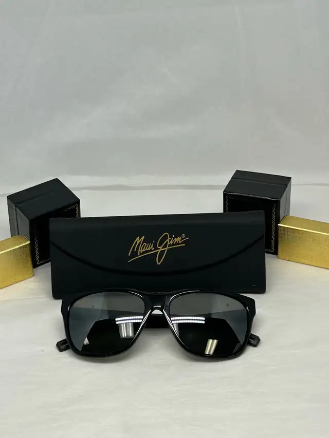 Maui Jim Howzit black Polarized Sunglasses