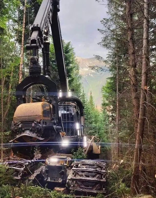 Rubber Tire Harvester Operator
