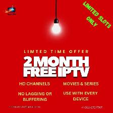 2 Months free - Best I.P.T.V server