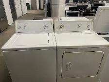 Laveuse sécheuse traditionnelles blanches Kenmore