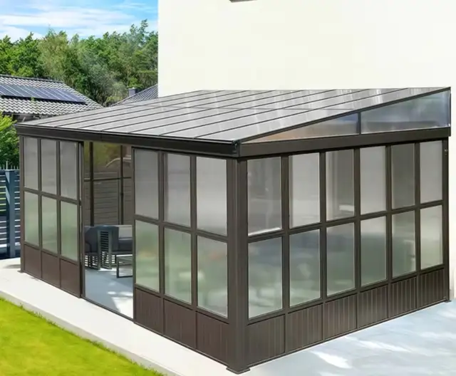 Aluminum gazebo/shed
