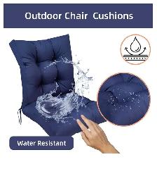 Outdoor Patio Chair Cushions with Back Support – Set of 2 - Photo 7