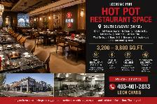 Seeking Hot Pot Restaurant Space | 3,200–3,800 SF | SW/SE