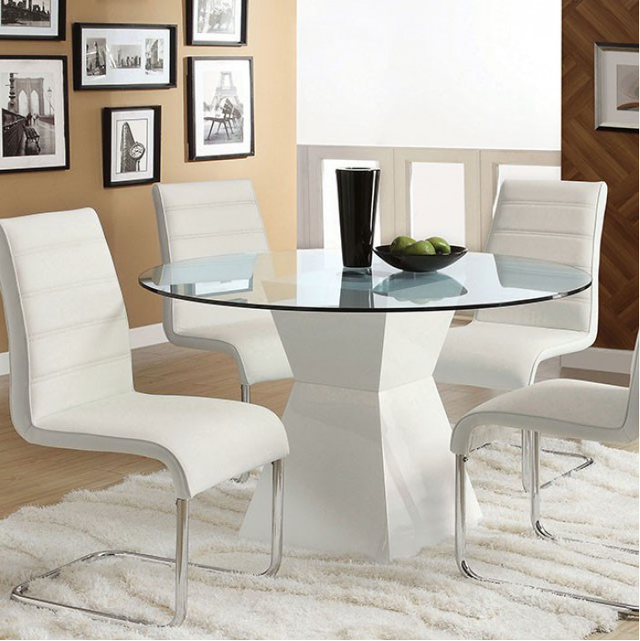 Dining Round Glass table for Sale