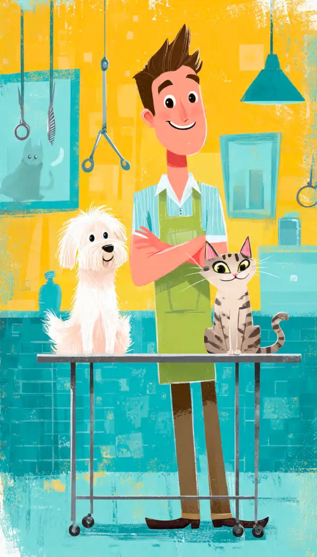 Certified dog groomer