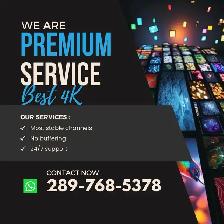 Smooth & Fastest 4K Tv subscription without any issuse
