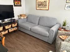 Queen Size Sofa Bed.  Canadian made by Superstyle