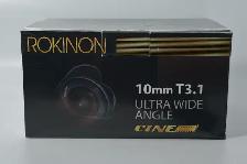 Rokinon 10mm T3.1 lens    Box ID 661 (Z)