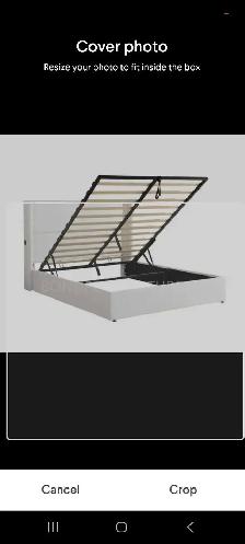 huge sale - hydrolic storage bed  platform bed  bed