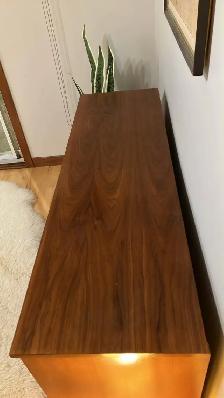 Mid century. TECK TEAK Lampe lamp / Crédence, buffet, bar, vaiss - Photo 9