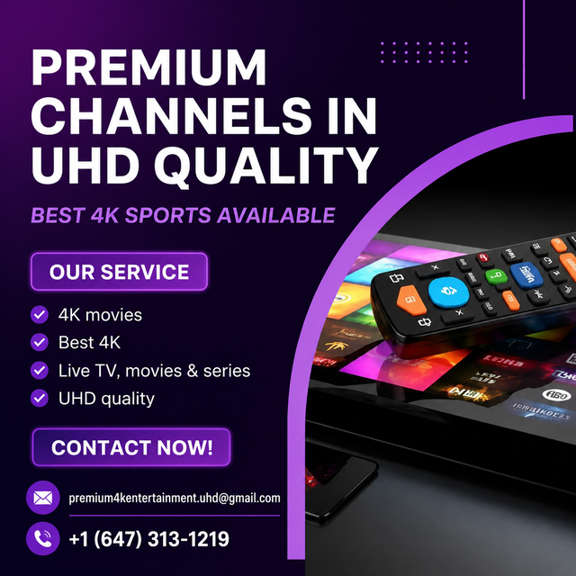 Premium 4K Tv subscription - Best packages
