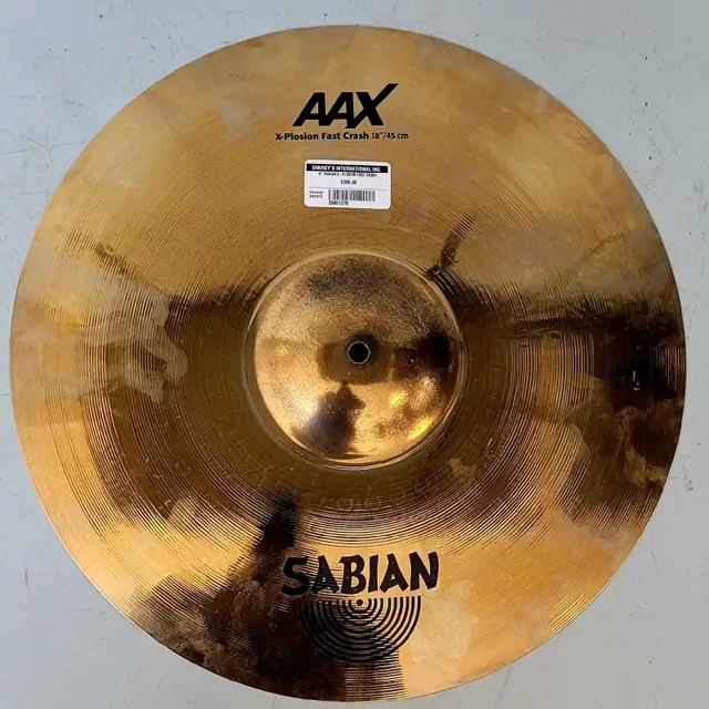 18' Sabian AAX Sabian X-Plosion  Fast Crash Cymbal (25651376)