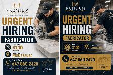 Need Fabricator Urgent Hiring – Stone & Marble Fabricator